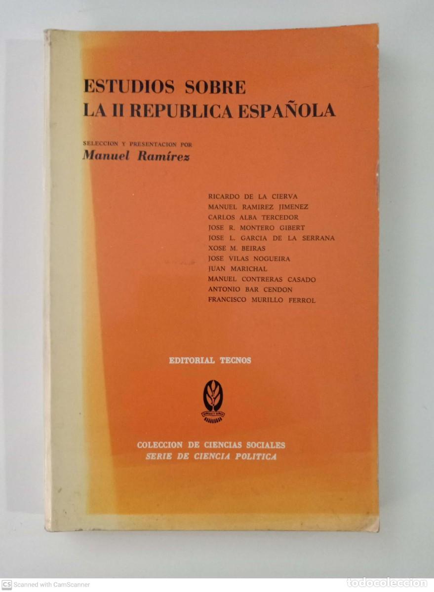 Libros de segunda mano: Estudios sobre la II rep&uacute;blica espa&ntilde;ola - Foto 1