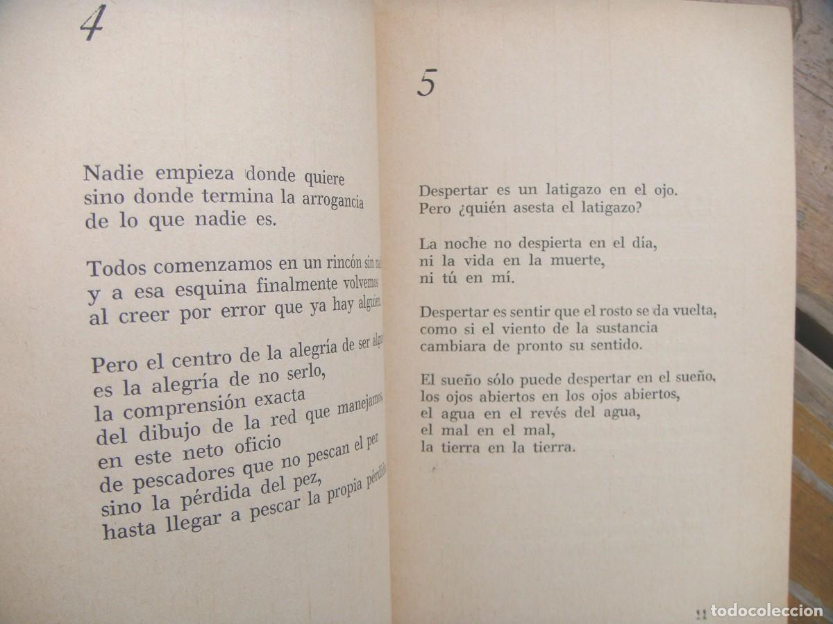 Libros de segunda mano: Roberto Juarroz: CUARTA POESIA VERTICAL. - Foto 4