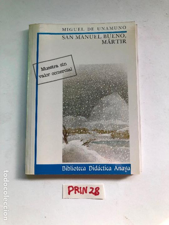 Libros de segunda mano: San Manuel Bueno, Martir - Foto 1