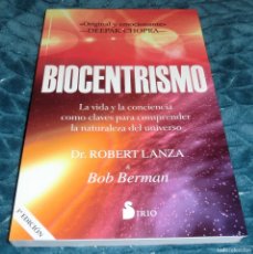 Libros de segunda mano: BIOCENTRISMO - DR. ROBERT LANZA & BOB BERMAN