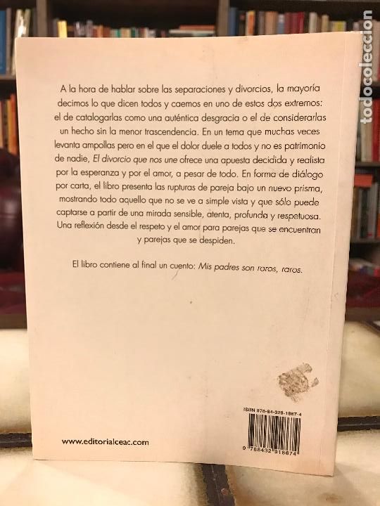 Libros de segunda mano: El divorcio que nos une. Eva Bach Cobacho / Cecilia Mart&iacute; Valverde - Foto 2