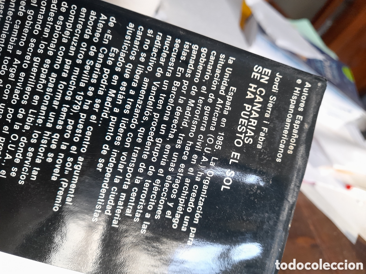 Libros de segunda mano: Libro EN CANARIAS SE HA PUESTO EL SOL - Foto 3