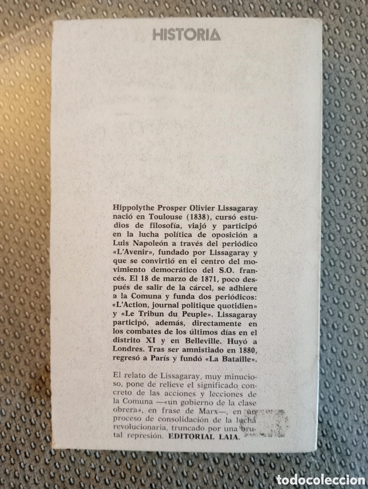 Libros de segunda mano: Historia de la comuna 1 y 2 / P. O. Lissagaray - Foto 5