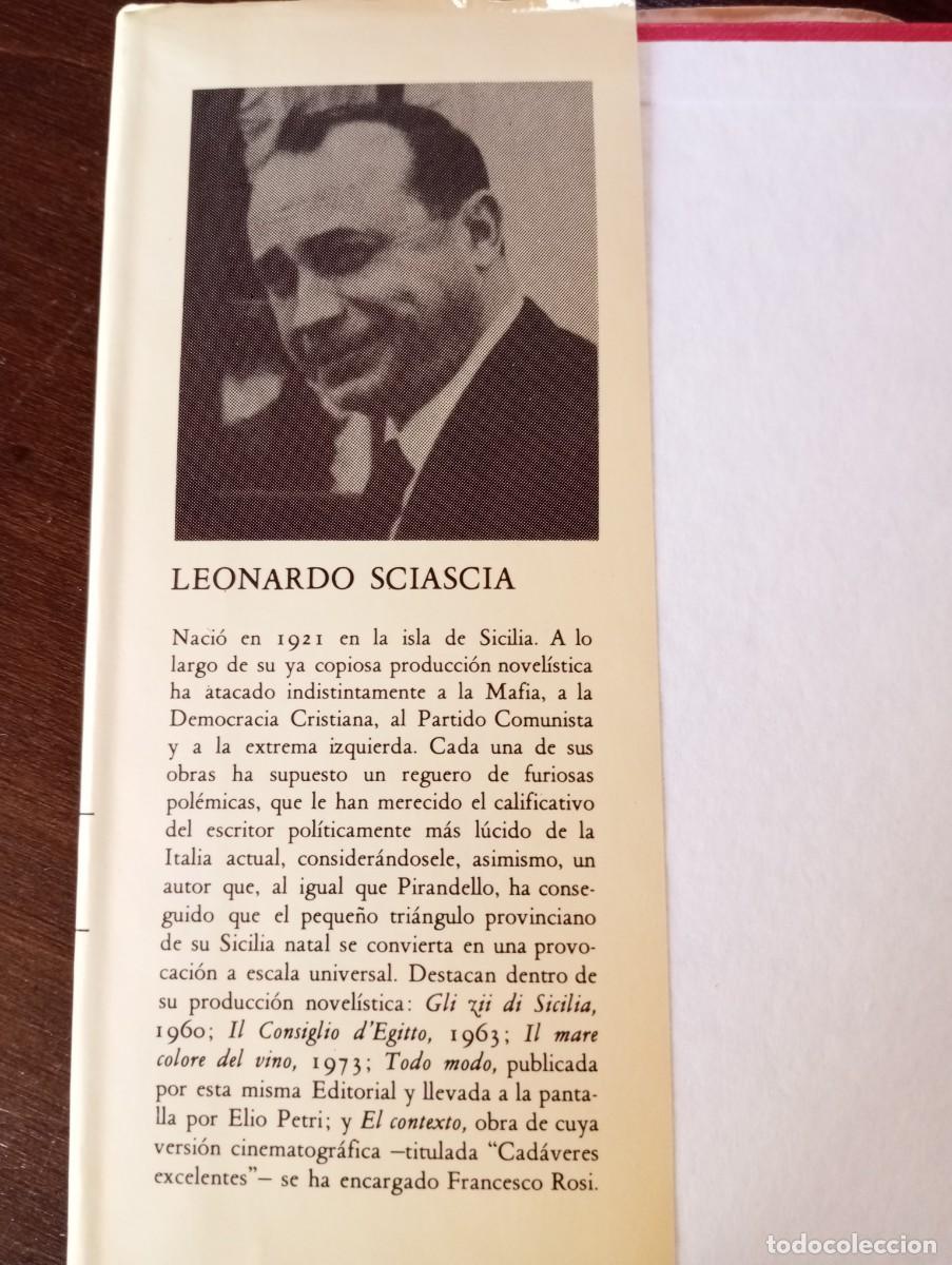 Libros de segunda mano: EL CONTEXTO, LEONARDO SCIASCIA, Editorial NOGUER 1976 - Foto 2