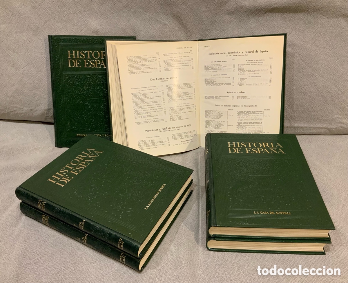 Libros de segunda mano: Historia de Espa&ntilde;a de Instituto Gallach - 6 tomos. Completa. - Foto 4