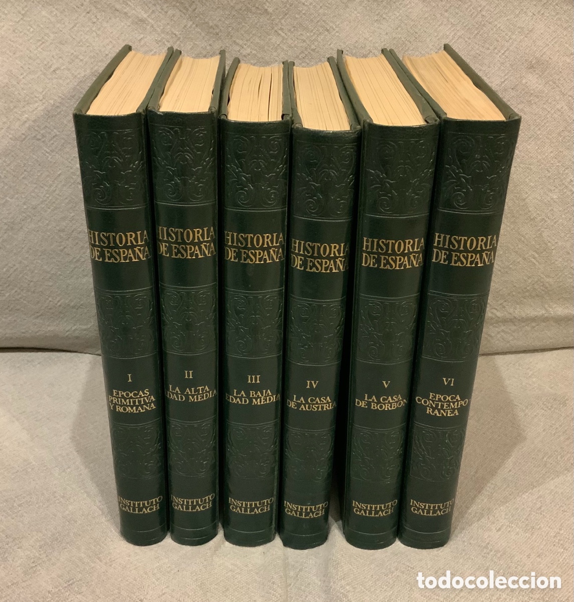 Libros de segunda mano: Historia de Espa&ntilde;a de Instituto Gallach - 6 tomos. Completa. - Foto 5