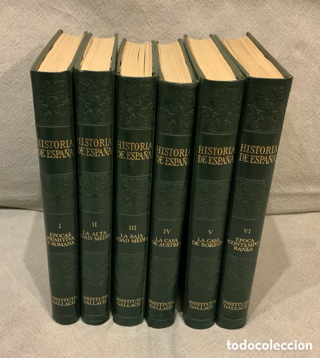 Libros de segunda mano: Historia de Espa&ntilde;a de Instituto Gallach - 6 tomos. Completa. - Foto 6