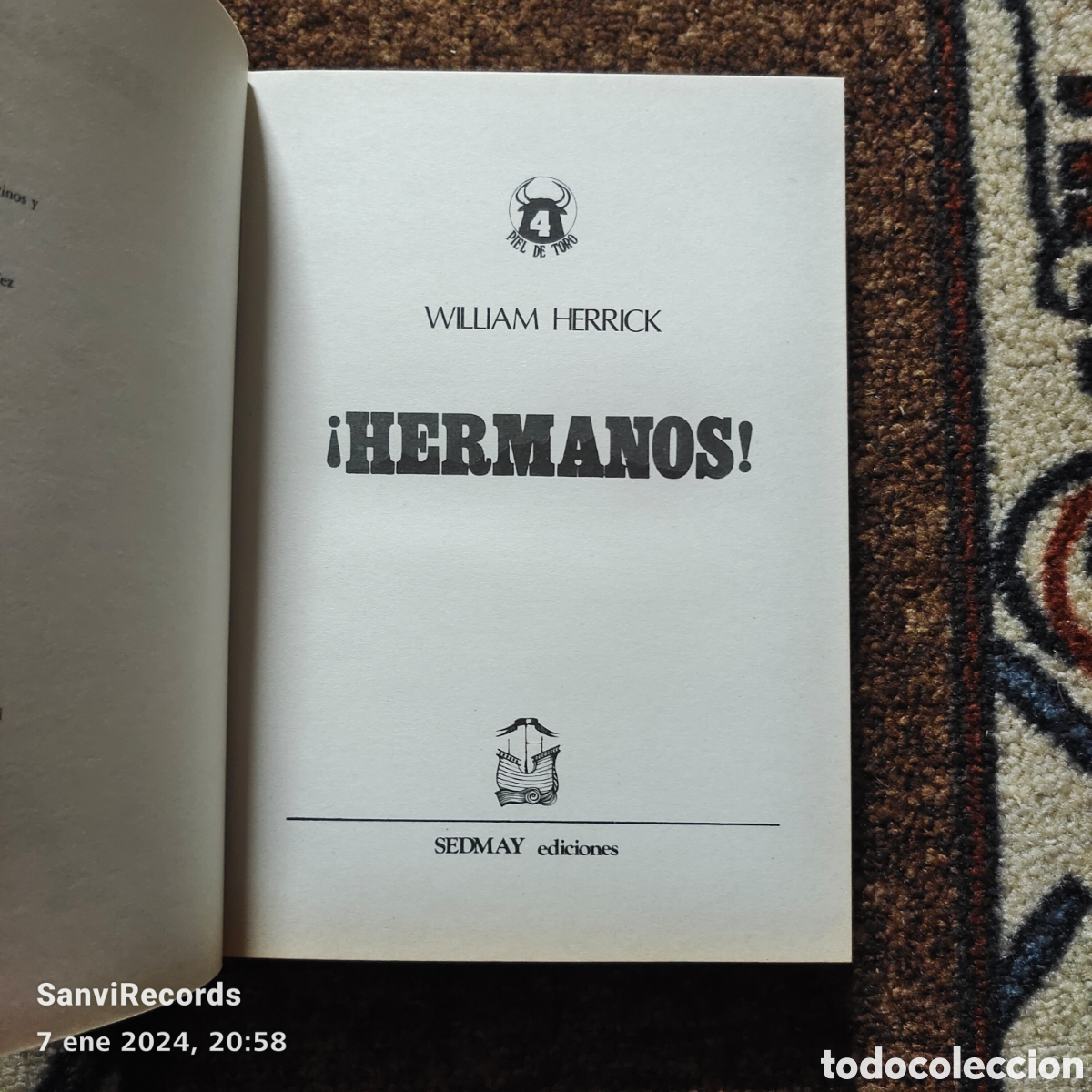 Libros de segunda mano: &iexcl;HERMANOS! (WILLIAM HERRICK) (SEDMAY) - Foto 2