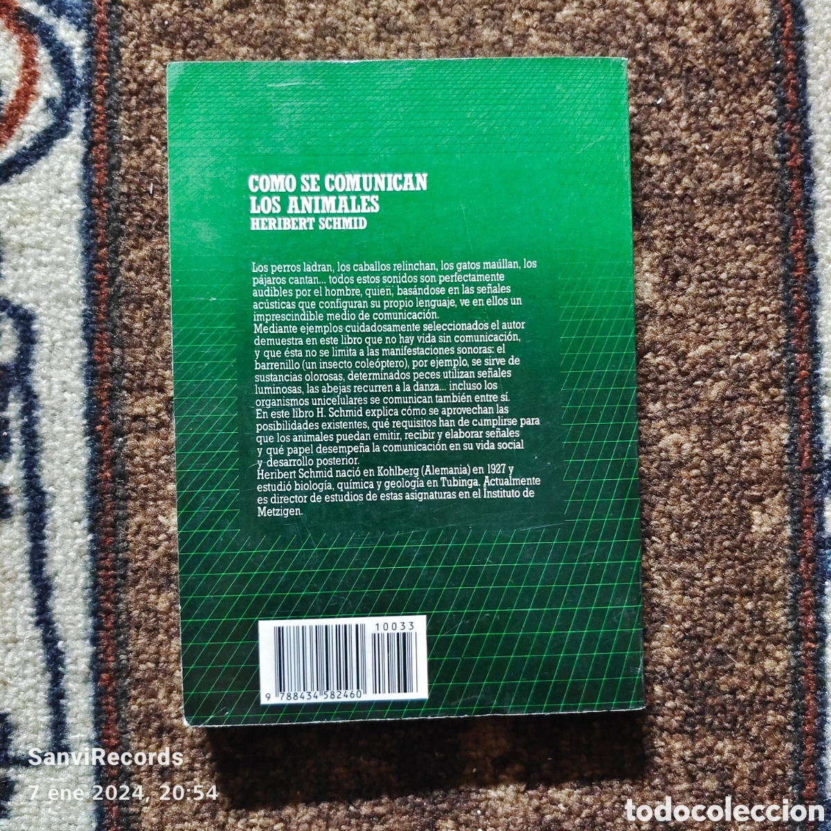Libros de segunda mano: COMO SE COMUNICAN LOS ANIMALES (HERIBERT SCHMID) (BIBLIOTECA CIENT&Iacute;FICA SALVAT) - Foto 2