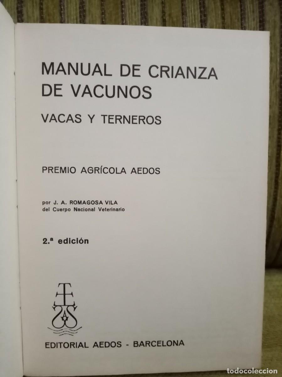 Libros de segunda mano: MANUAL DE CRIANZA DE VACUNOS - Foto 6