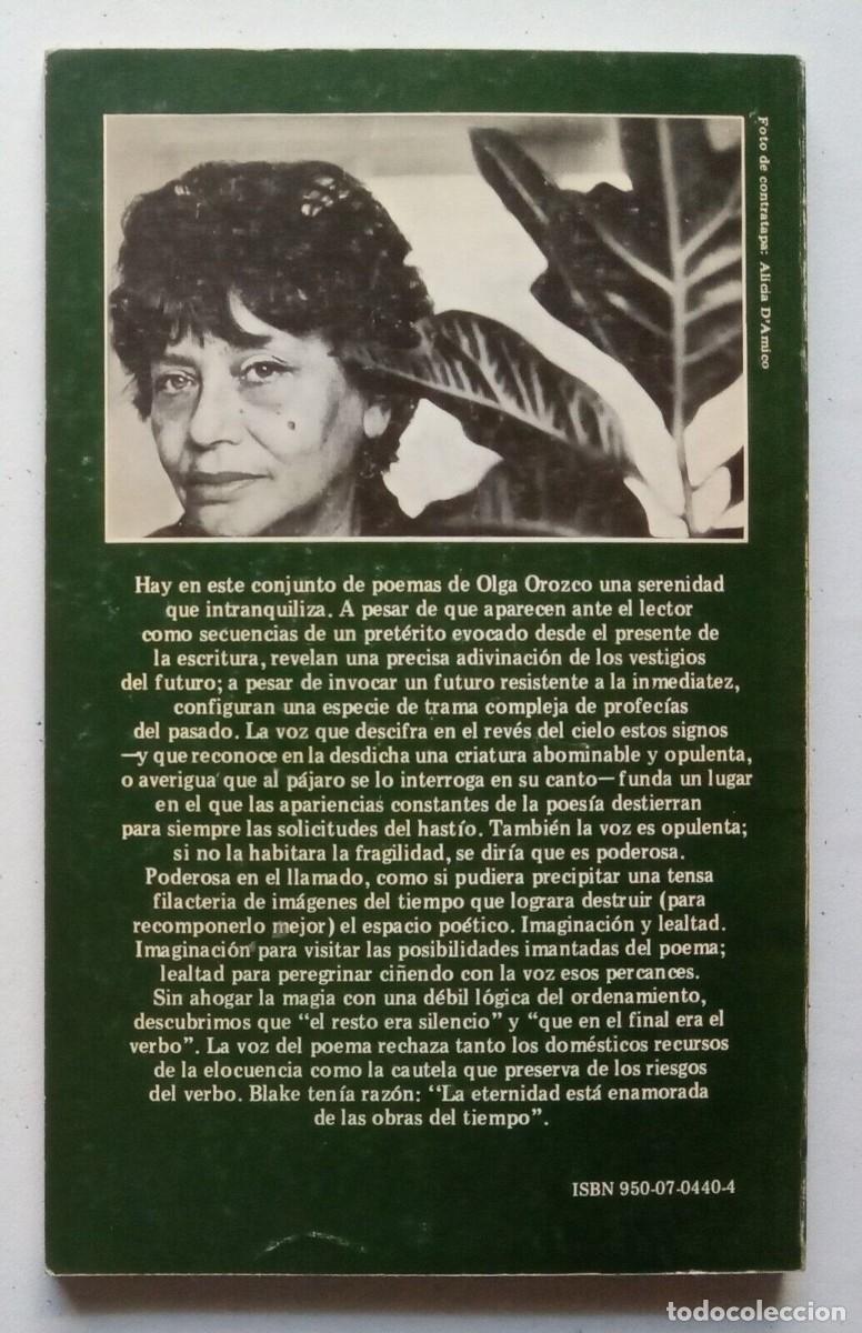 Libros de segunda mano: Orozco, Olga - En el Rev&eacute;s del Cielo - Primera Edici&oacute;n - (1987) - Foto 2