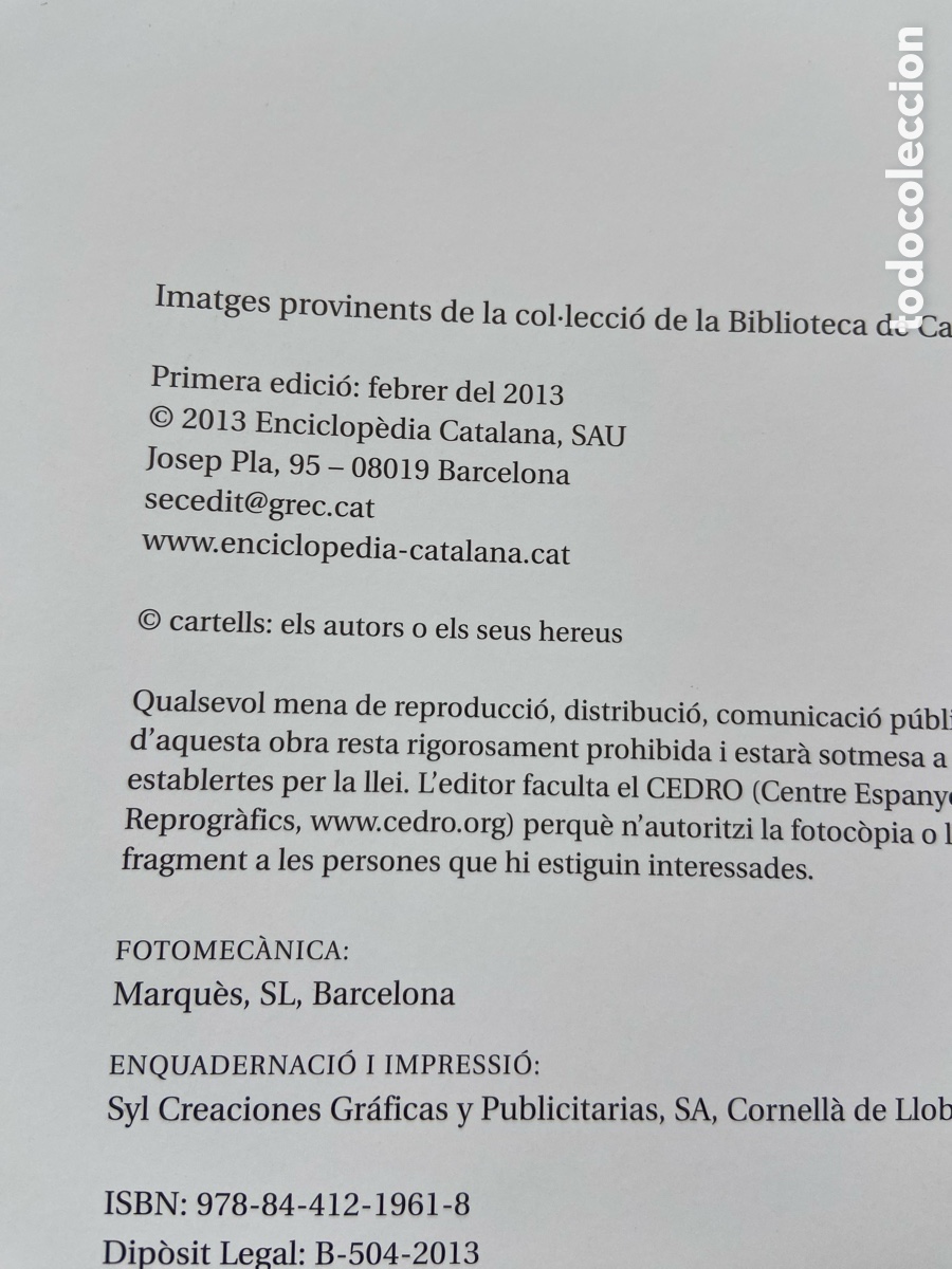 Libros de segunda mano: Cartells catalans final del segle XX 1981-2000 - Foto 4
