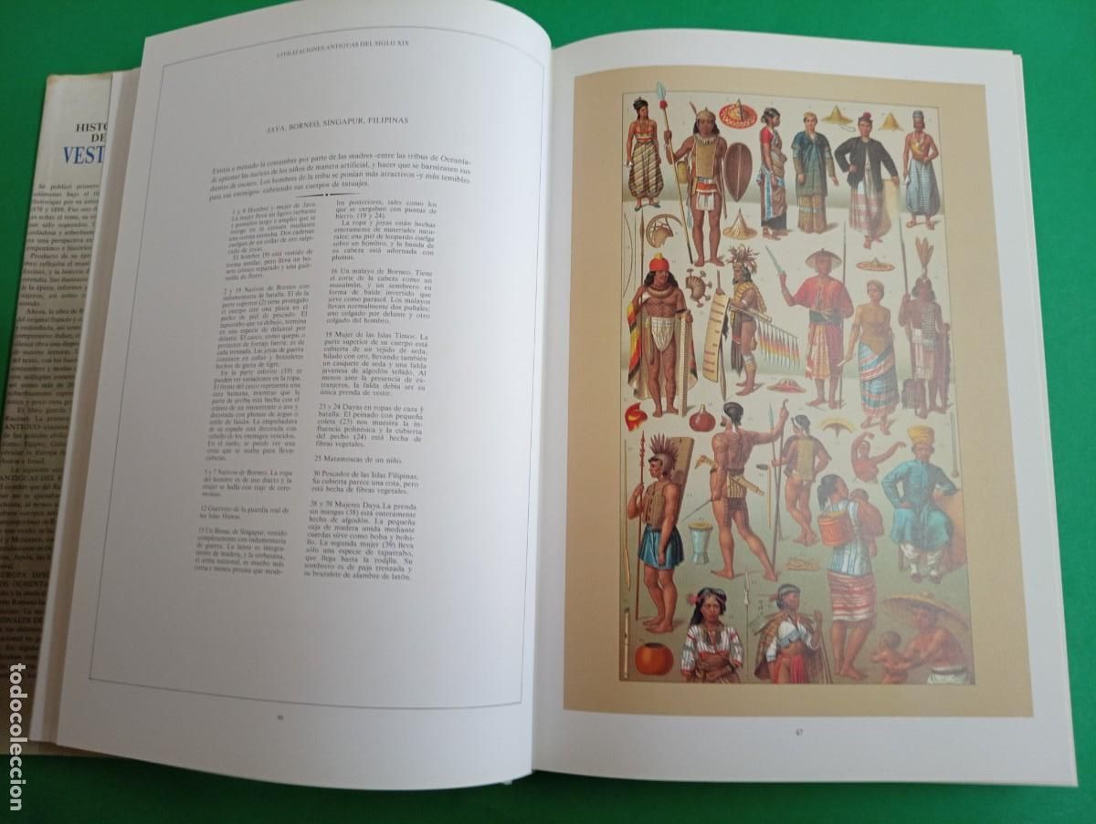 Libros de segunda mano: Antiguo libro HISTORIA DEL VESTIDO. Albert Racinet. Madrid 1990. - Foto 4