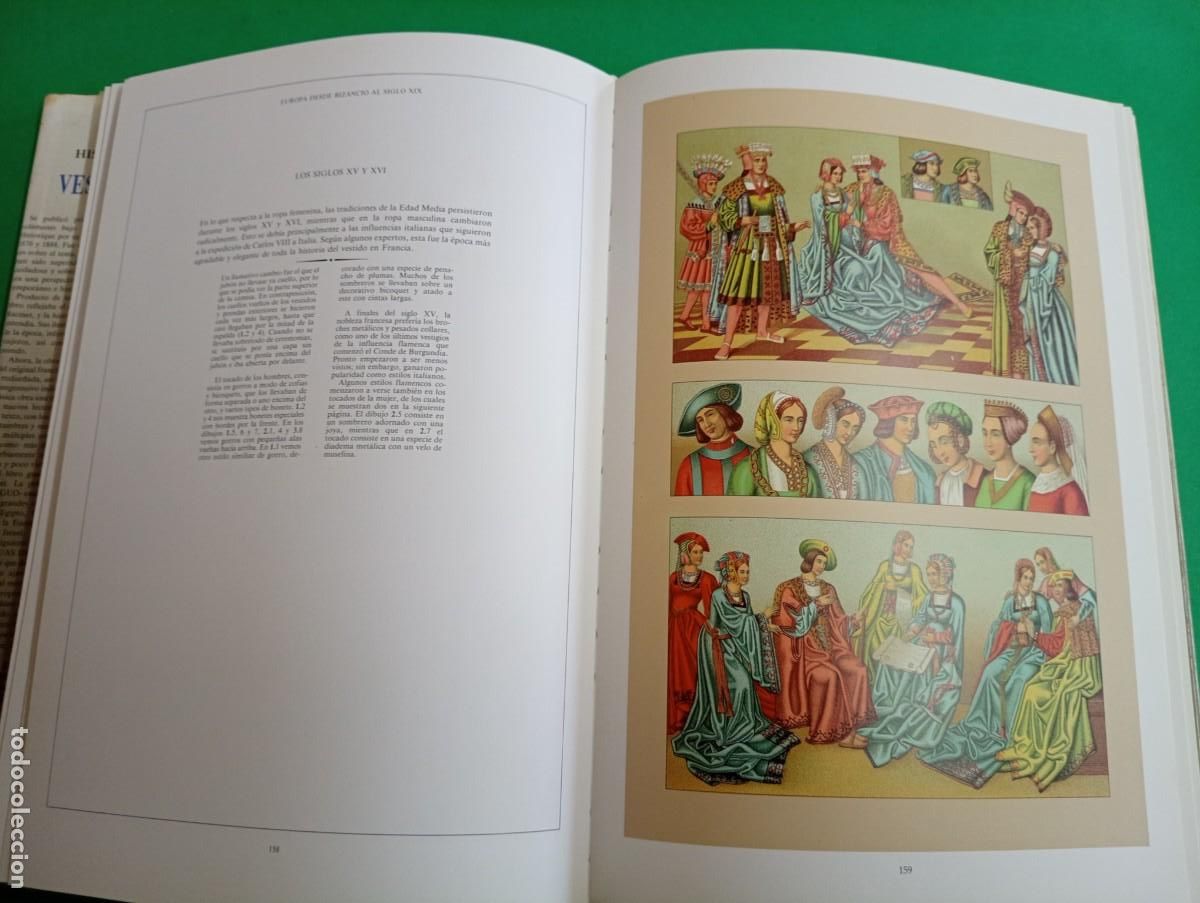 Libros de segunda mano: Antiguo libro HISTORIA DEL VESTIDO. Albert Racinet. Madrid 1990. - Foto 11