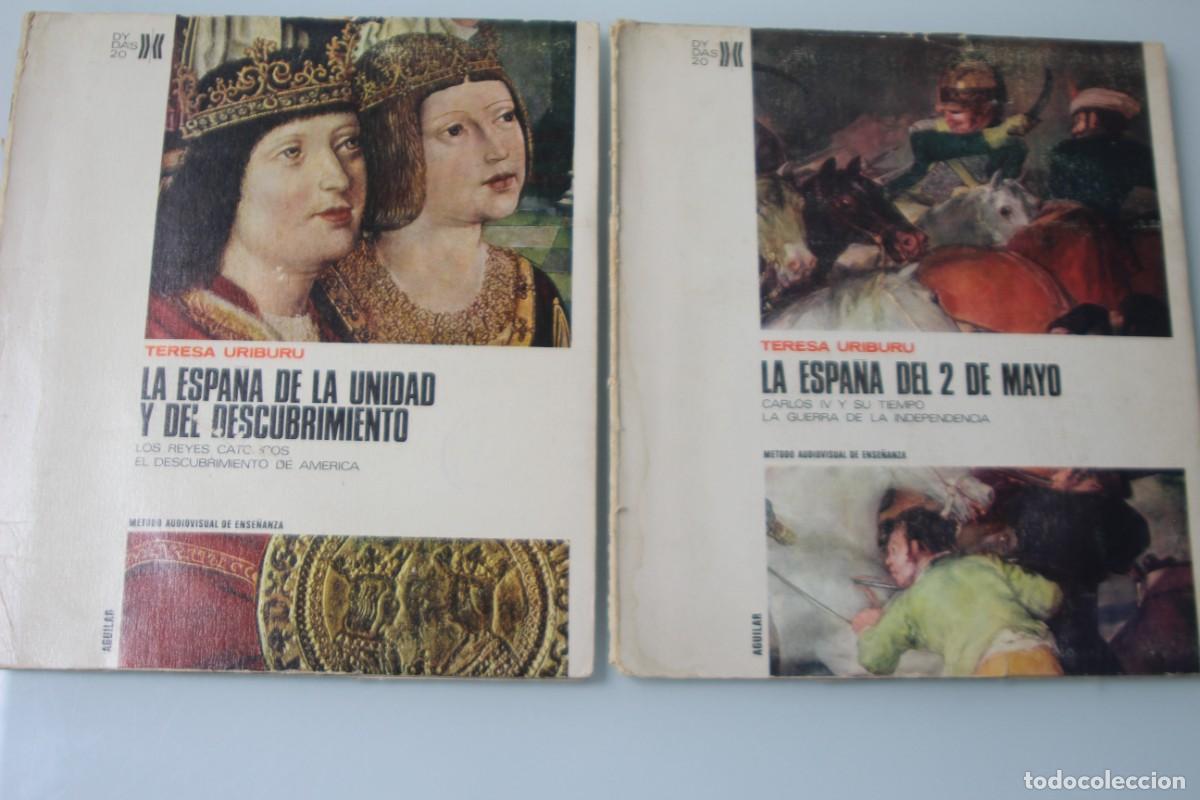 Libros de segunda mano: 2 LIBROS DE HISTORIA CON DISCO AGUILAR - Foto 1