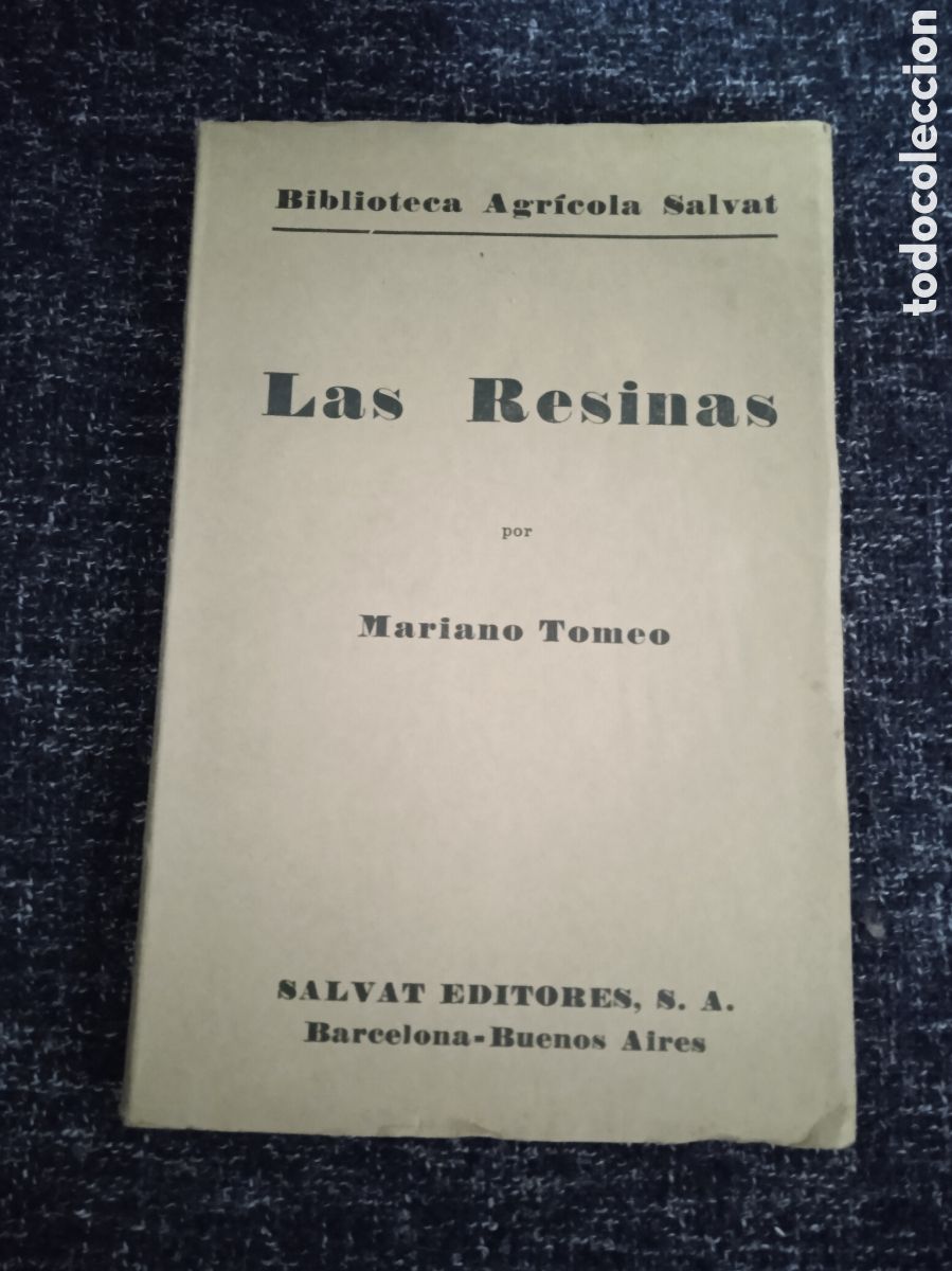 Libros de segunda mano: Las resinas / Mariano Tomeo - Foto 1