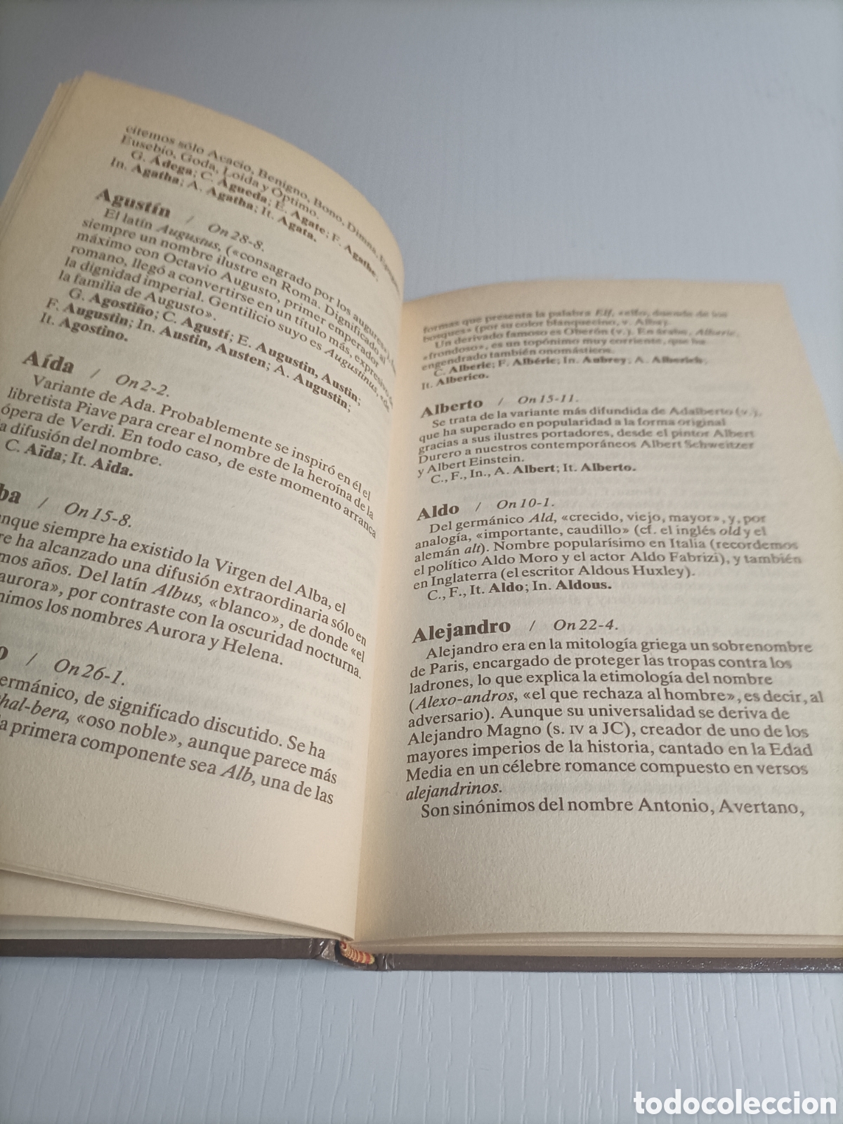 Libros de segunda mano: El libro de los nombres. Jos&eacute; M.Albaiges Olivart - Foto 6