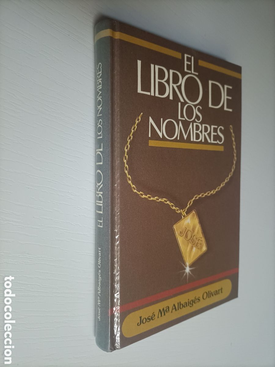 Libros de segunda mano: El libro de los nombres. Jos&eacute; M.Albaiges Olivart - Foto 1