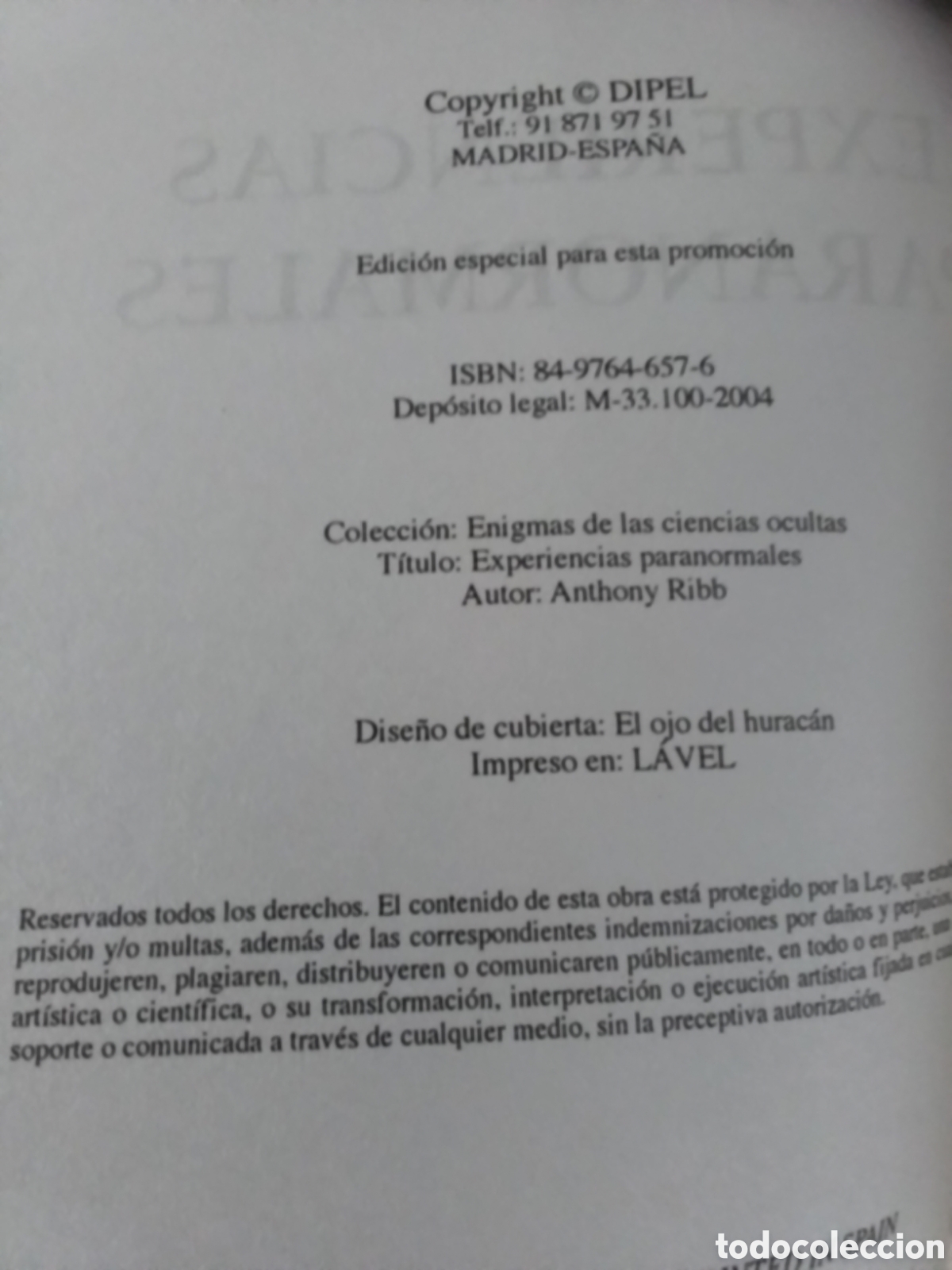 Libros de segunda mano: Libro Anthony Ribb - Foto 5