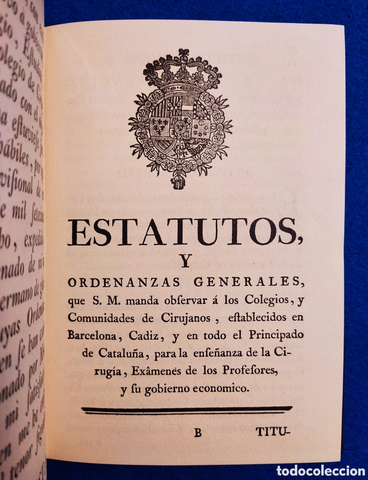 Libros de segunda mano: REAL COLEGIO DE CIRUG&Iacute;A TIRADA LIMITADA FACS&Iacute;MIL - Foto 3