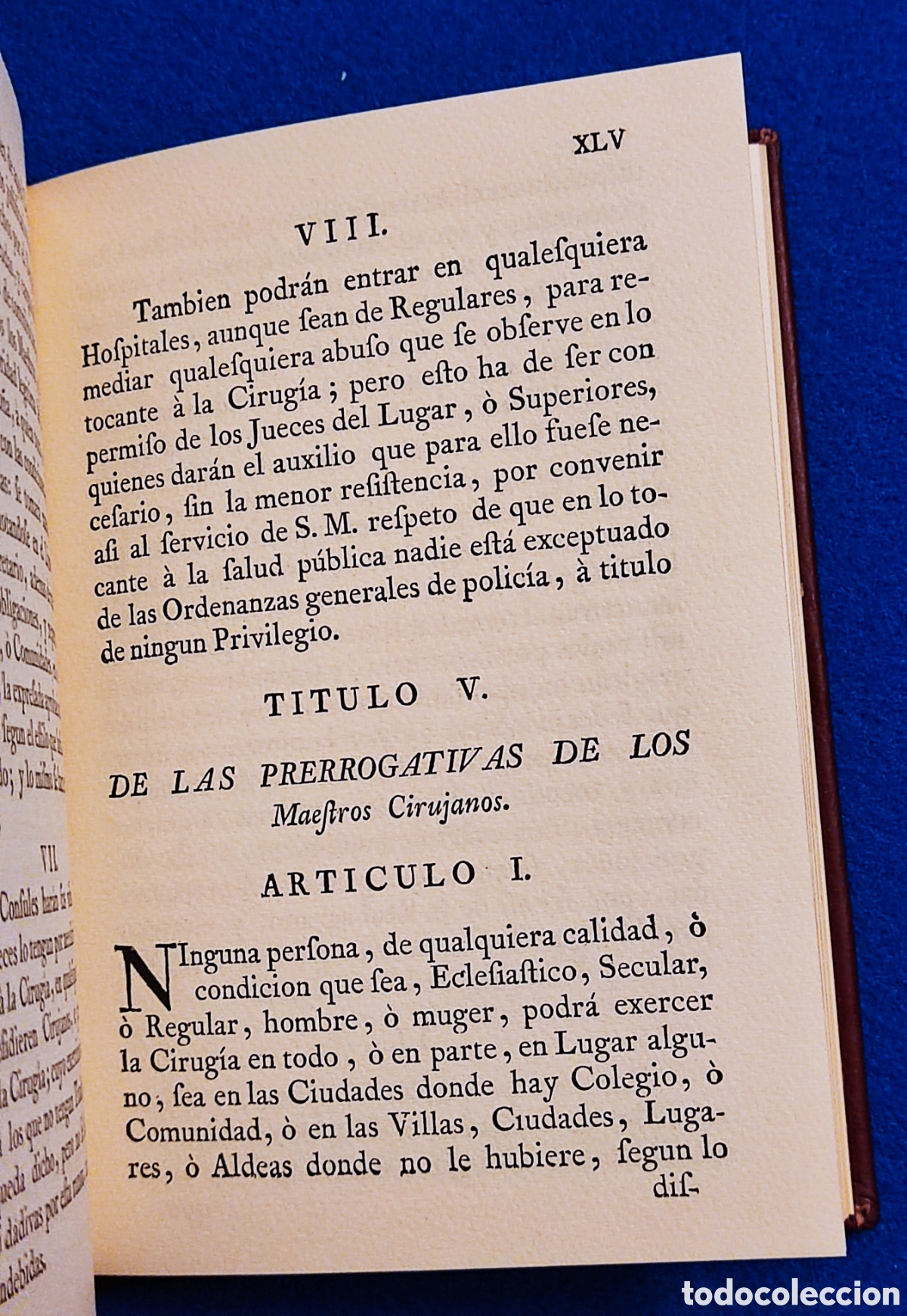 Libros de segunda mano: REAL COLEGIO DE CIRUG&Iacute;A TIRADA LIMITADA FACS&Iacute;MIL - Foto 5