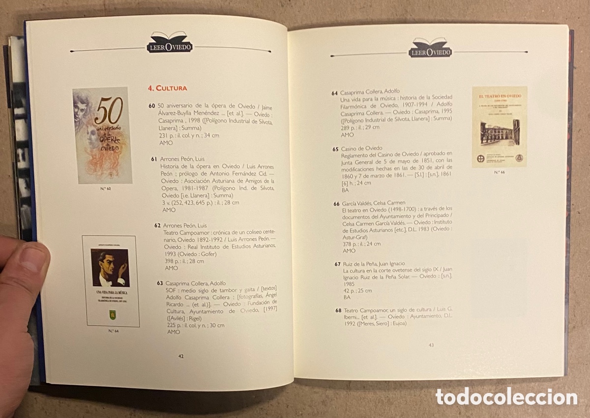 Libros de segunda mano: LEER OVIEDO. CAT&Aacute;LOGO EXPOSICI&Oacute;N CAF&Eacute; ESPA&Ntilde;OL 2007. - Foto 6
