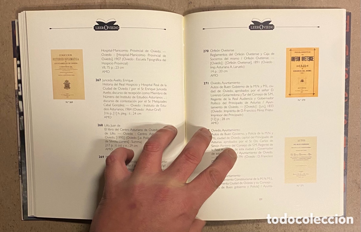 Libros de segunda mano: LEER OVIEDO. CAT&Aacute;LOGO EXPOSICI&Oacute;N CAF&Eacute; ESPA&Ntilde;OL 2007. - Foto 8