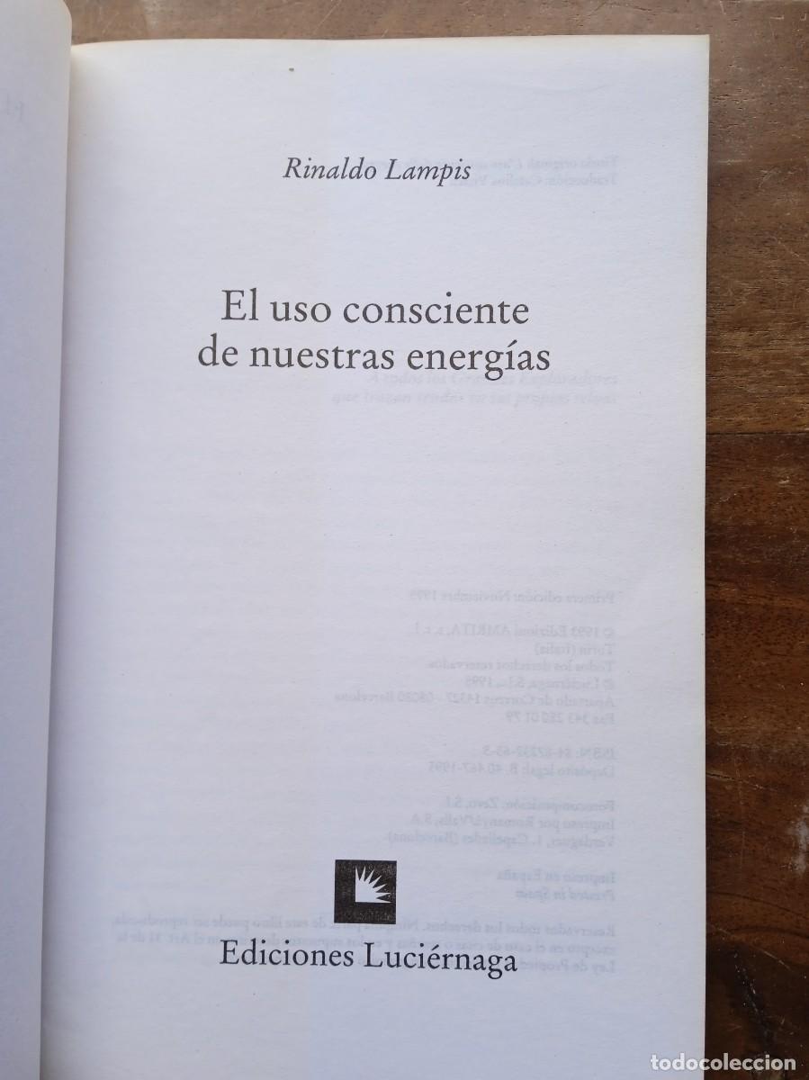Libros de segunda mano: El uso consciente de nuestras energ&iacute;as Reinaldo Lampis - Foto 2