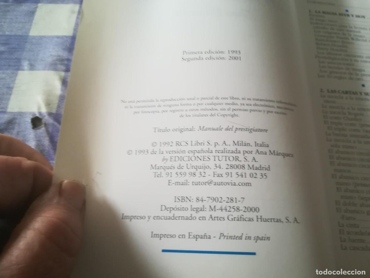 Libros de segunda mano: MANUAL TUTOR DEL ILUSIONISMO / TONY BINARELLI / EVA 061 / TUTOR - Foto 6