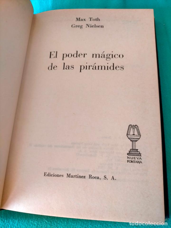 Libros de segunda mano: El poder m&aacute;gico de las pir&aacute;mides por Max Toth y Greg Nielsen 1977 - Foto 2