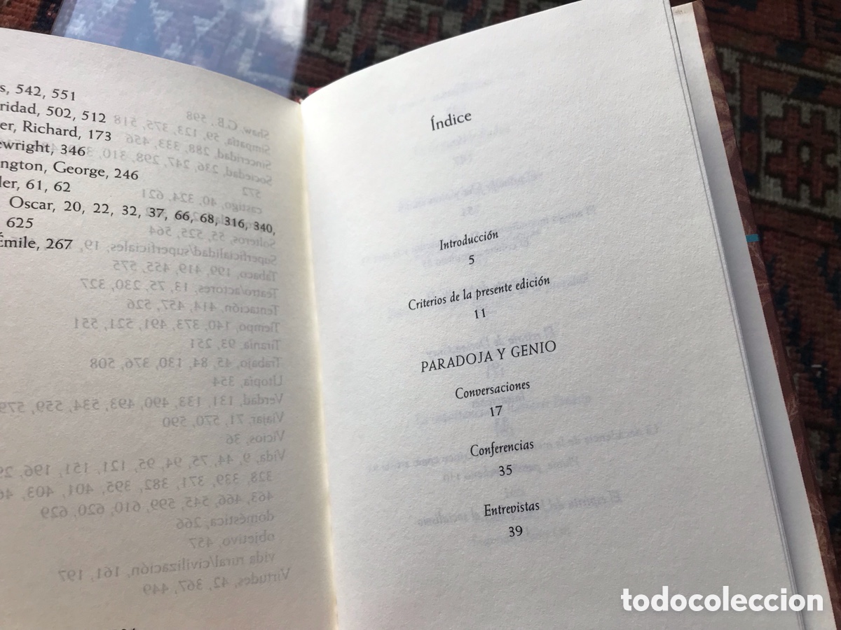 Libros de segunda mano: Paradoja y genio. Aforismos. Oscar Wilde. C&iacute;rculo de lectores - Foto 4