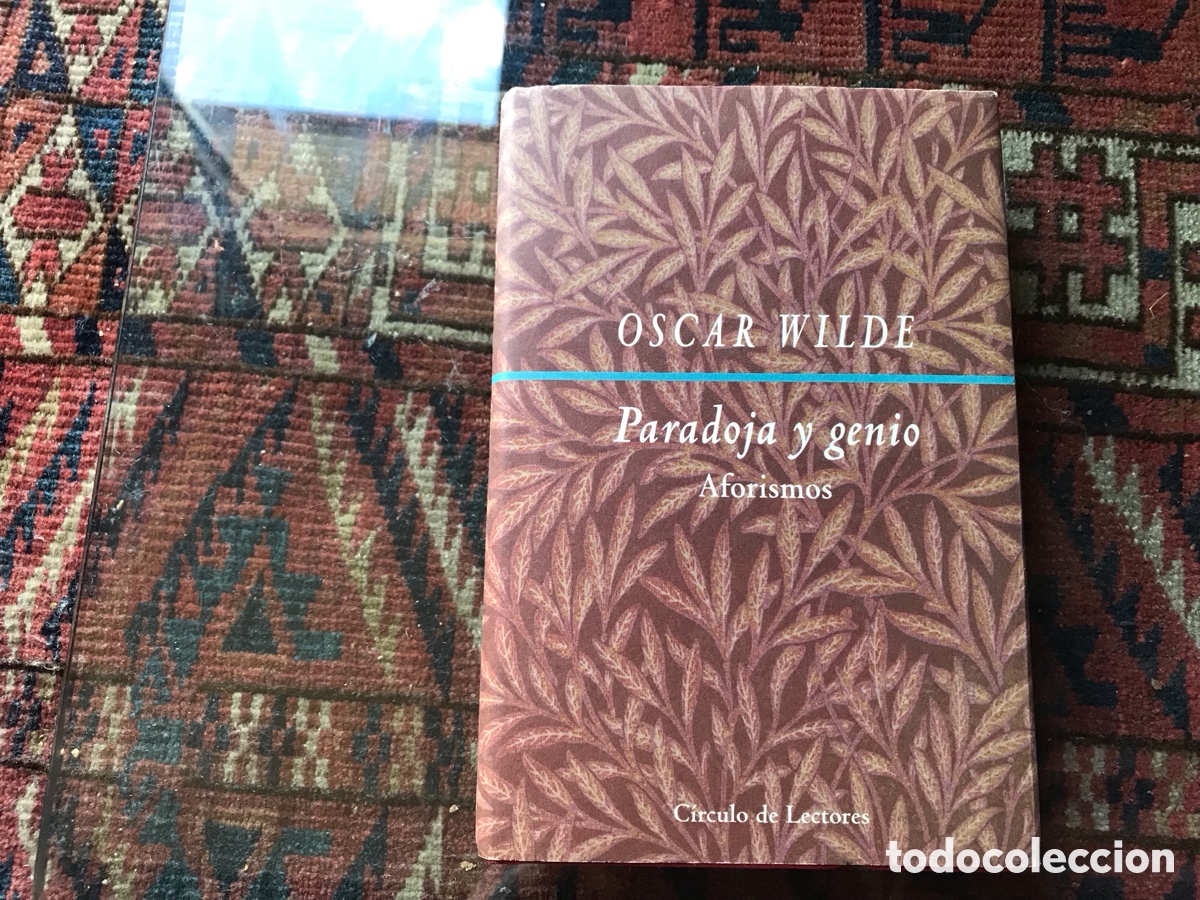 Libros de segunda mano: Paradoja y genio. Aforismos. Oscar Wilde. C&iacute;rculo de lectores - Foto 1