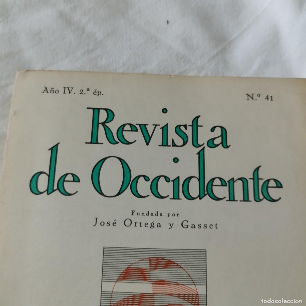 Libros de segunda mano: REVISTA DE OCCIDENTE / N&ordm; 41 / / EVA 078 - Foto 2