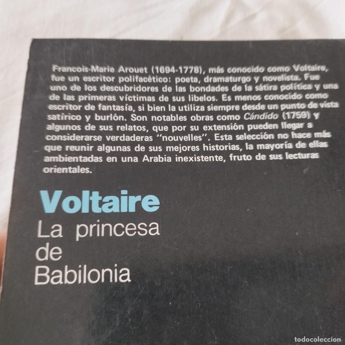 Libros de segunda mano: LA PRINCESA DE BABILONIA / VOLTAIRE / EVA 085 / ADIAX - Foto 3