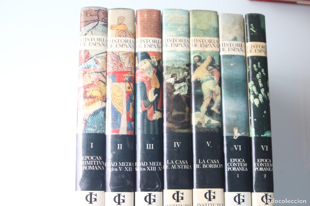 Libros de segunda mano: HISTORIA DE ESPA&Ntilde;A 6 TOMOS INSTITUTO GALLACH GRAN FORMATO - Foto 1