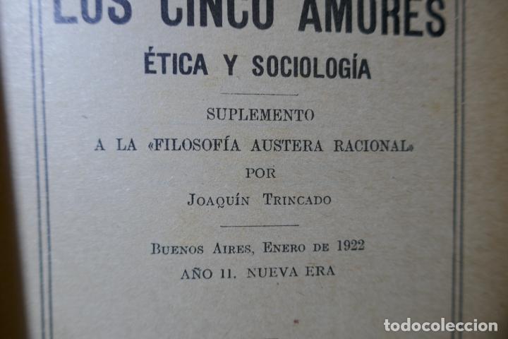 Libros de segunda mano: JOAQU&Iacute;N TRINCADO : LOS CINCO AMORES (BUENOS AIRES) - Foto 10