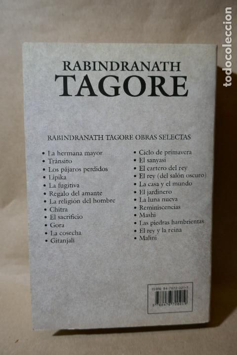 Libros de segunda mano: Obras selectas, Tomo 3 - Rabindranath Tagore - Foto 9