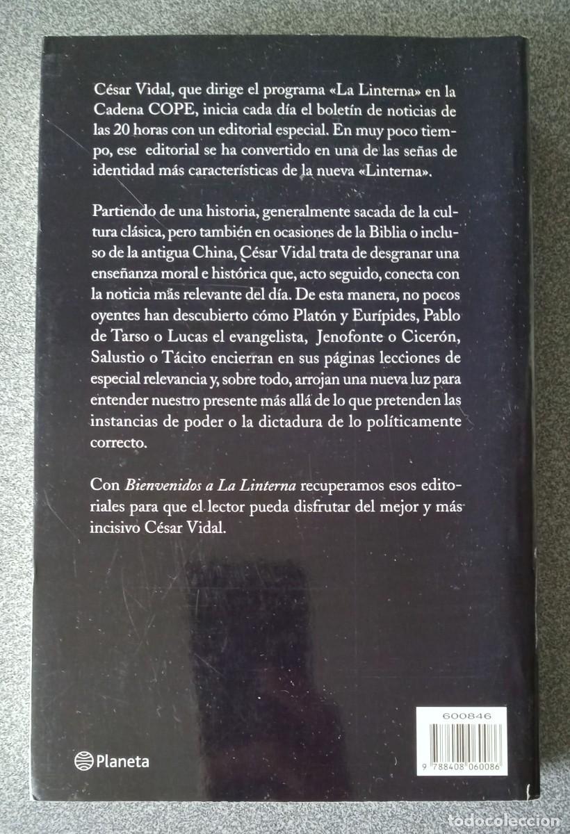 Libros de segunda mano: Bienvenidos A La Linterna C&eacute;sar Vidal - Foto 9