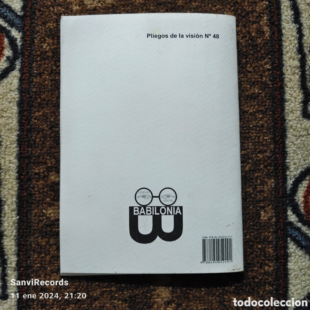 Libros de segunda mano: LIBRO DE COLLAGES (ALFONSO L&Oacute;PEZ GRADOL&Iacute;) (PLIEGOS DE VISI&Oacute;N N&deg; 48) (BABILONIA) - Foto 2