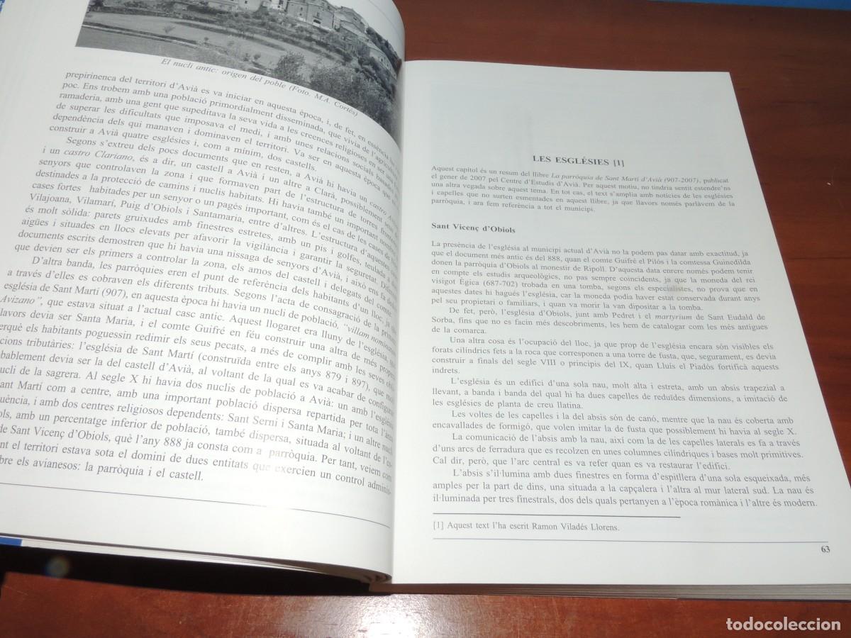Libros de segunda mano: AVI&Agrave;. NOTES HIST&Ograve;RIQUES DUN POBLE DEL BERGUED&Agrave; .- VV.AA - Foto 11