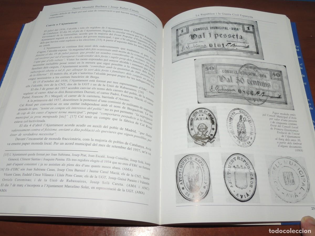 Libros de segunda mano: AVI&Agrave;. NOTES HIST&Ograve;RIQUES DUN POBLE DEL BERGUED&Agrave; .- VV.AA - Foto 21