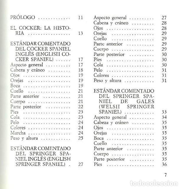 Libros de segunda mano: Los cocker y los otros spaniel de Michel Dumand. Edit. Vecchi - Foto 2