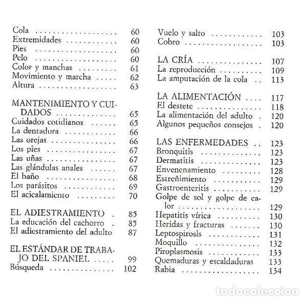 Libros de segunda mano: Los cocker y los otros spaniel de Michel Dumand. Edit. Vecchi - Foto 4