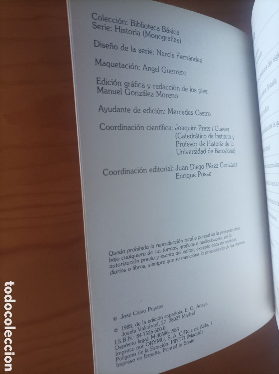 Libros de segunda mano: La guerra de sucesi&oacute;n / Jos&eacute; Calvo - Foto 3