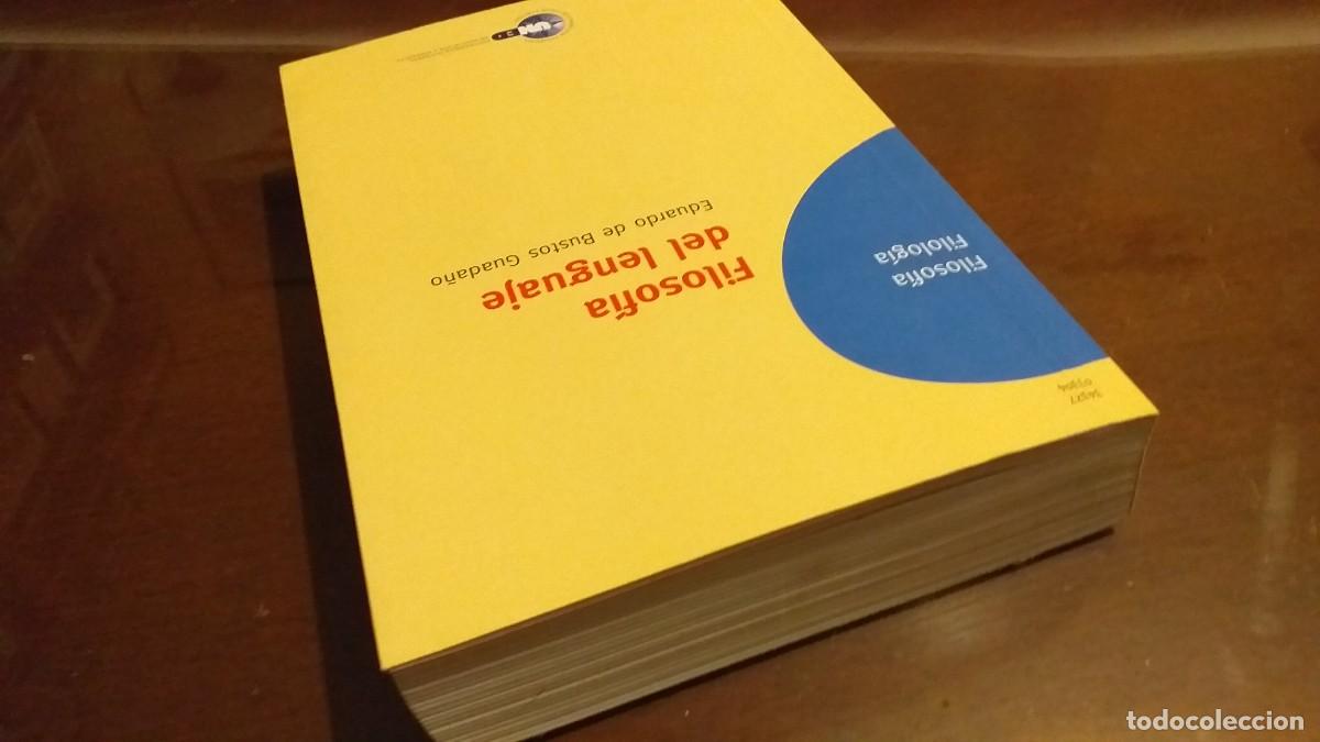 Libros de segunda mano: EDUARDO DE BUSTOS GUADA&Ntilde;O: FILOSOF&Iacute;A DEL LENGUAJE - Foto 2