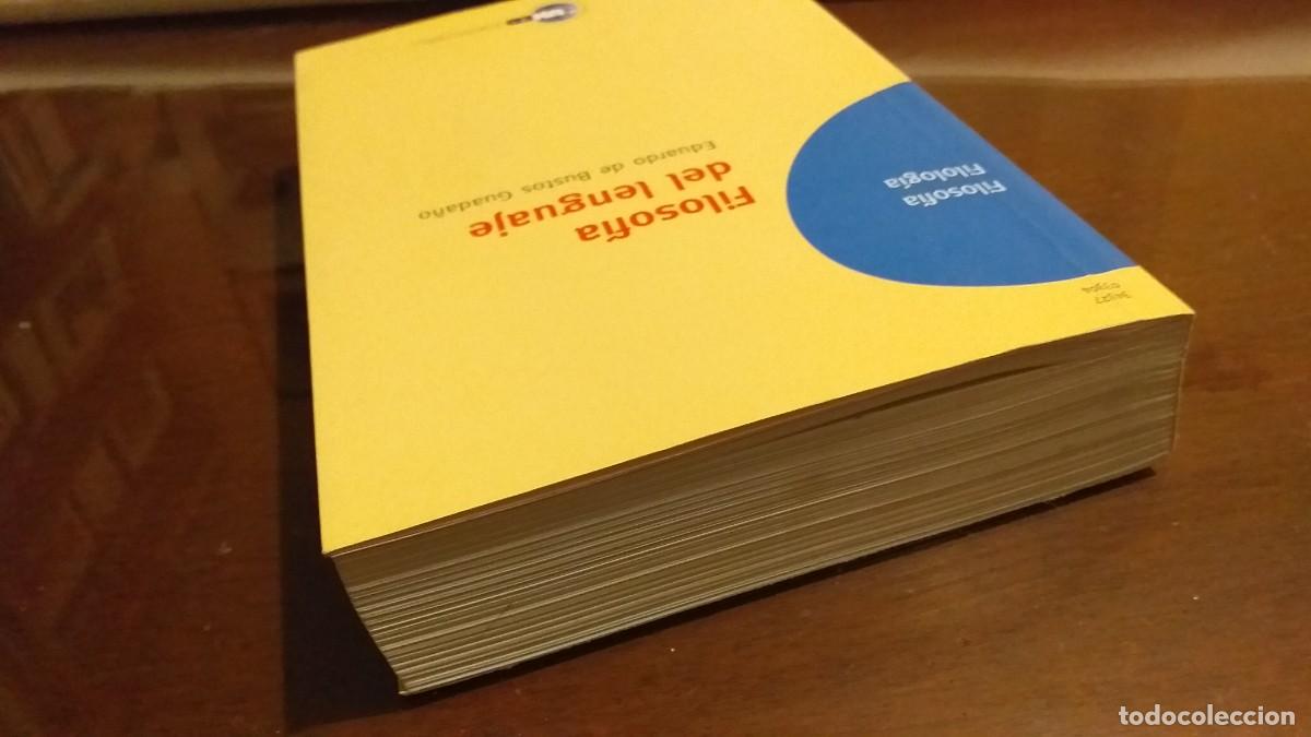 Libros de segunda mano: EDUARDO DE BUSTOS GUADA&Ntilde;O: FILOSOF&Iacute;A DEL LENGUAJE - Foto 3