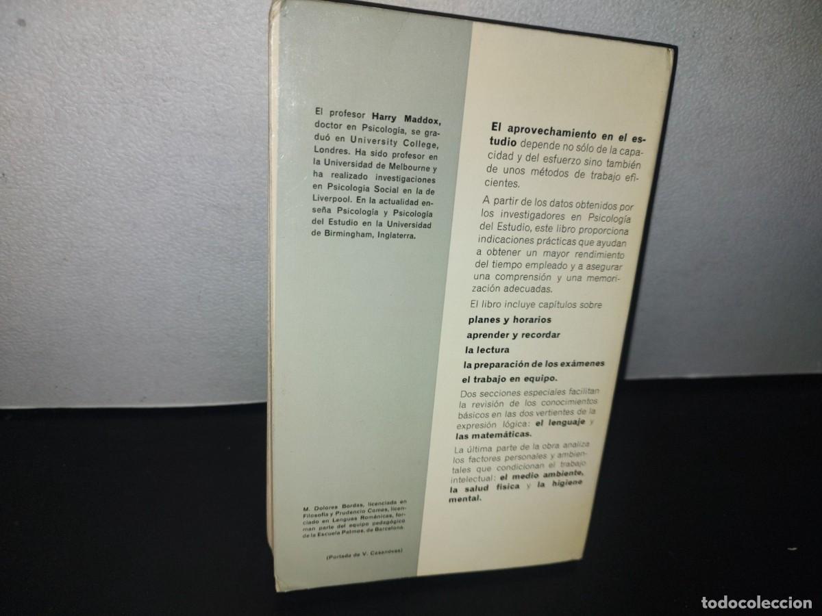Libros de segunda mano: 191- C&Oacute;MO ESTUDIAR - HARRY MADDOX - 1968 - Foto 4