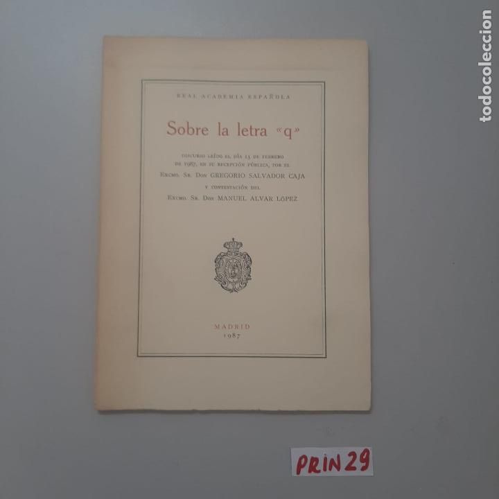 Libros de segunda mano: Sobre la letra q - Foto 1