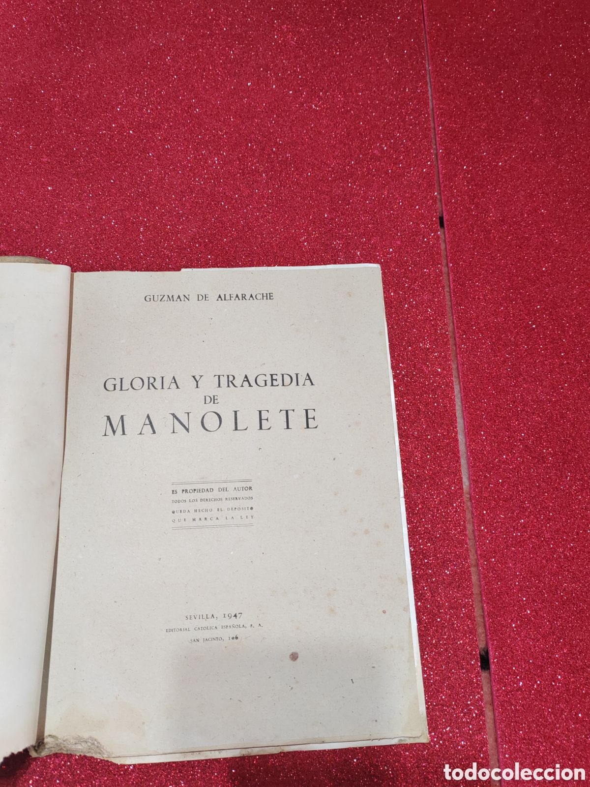 Libros de segunda mano: Gloria y tragedia de manolete1947 - Foto 3