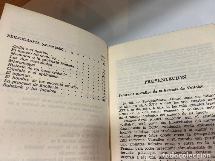 Libros de segunda mano: CUENTOS ESCOGIDOS. VOLTAIRE. CLASICOS BRUGUERA. 1971. - Foto 5